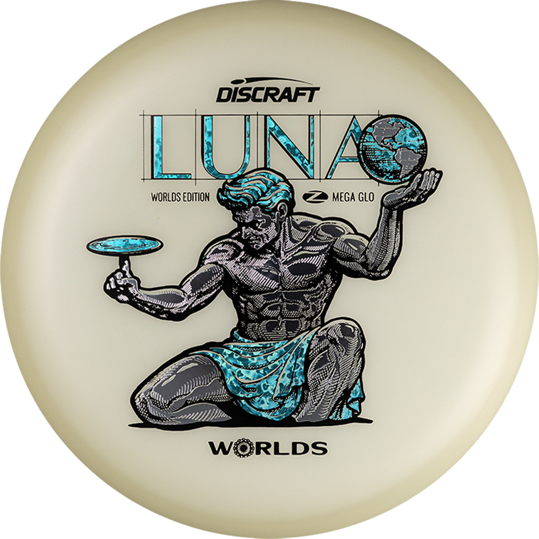 Discraft “Spirit of Detroit” MEGA GLO Luna - 2026 PDGA Worlds
