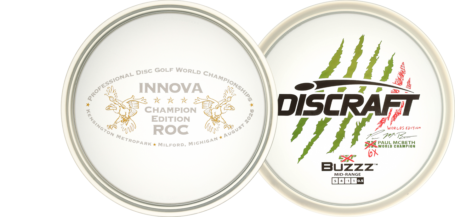 2026 Worlds Edition Collector Set | Innova Roc x Discraft Buzzz