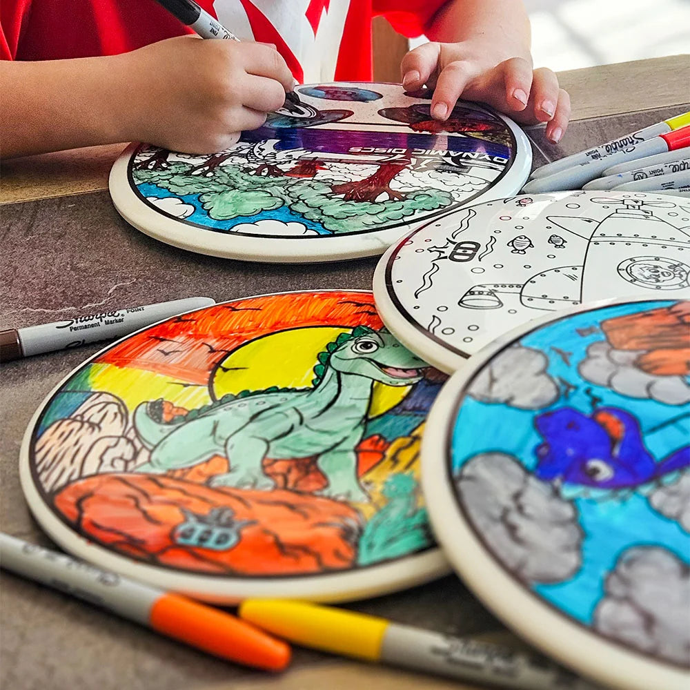 Dynamic Discs Fuzion Motive Coloring Book Series - Submarine