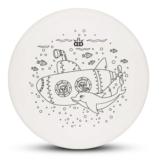 Dynamic Discs Fuzion Motive Coloring Book Series - Submarine