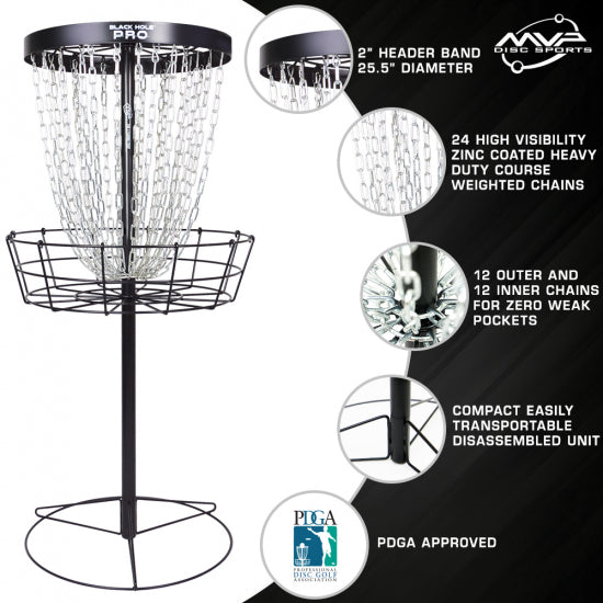 MVP Black Hole Pro with Transit Bag - Portable Basket