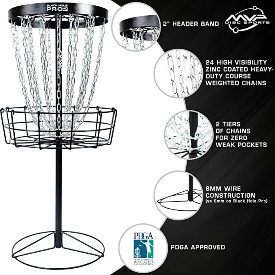 MVP Black Hole Pro HD with Transit Bag - Portable Basket